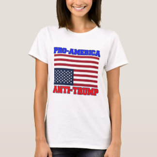 Camiseta Pró-Americano Anti-Trump