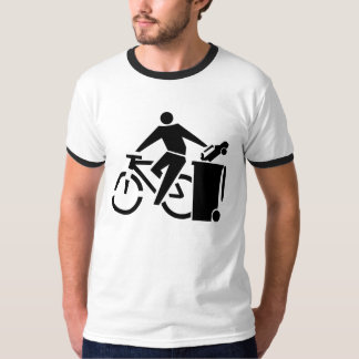 Camiseta Pro bicicleta do anti carro