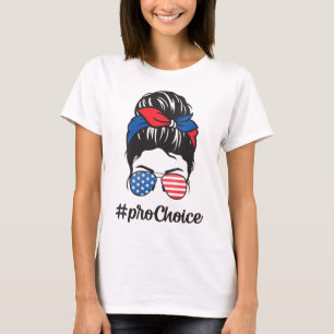 Camiseta Pro Choice AF Direitos Reprodutivos Mensagem Bun U