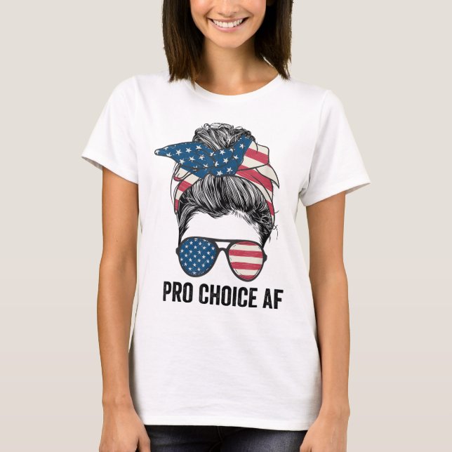 Camiseta Pro Choice AF Direitos reprodutivos - Messaging Bu (Frente)