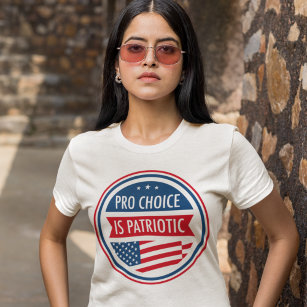 Camiseta Pro Choice é a Liberdade das Mulheres Americanas P