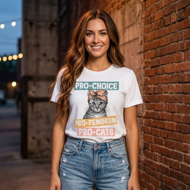 Camiseta Pro Choice Pro Feminismo (Criador carregado)