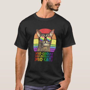 Camiseta Pro Choice Pro Feminismo Pro Cat Lgbtq Feminista 1
