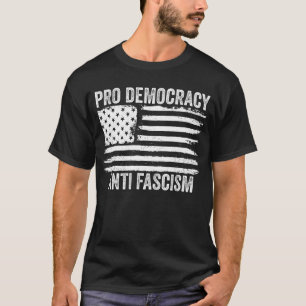 Camiseta Pró Democracia Anti Fascismo