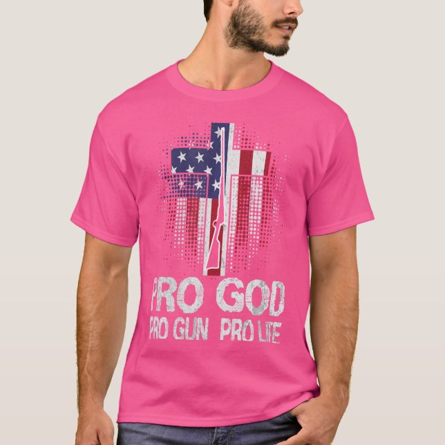 Camiseta Pro God Pro Gun Pro Life (Frente)