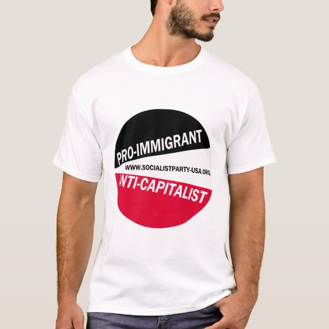 Camiseta Pro-Imigrante/Capitalista (Frente)