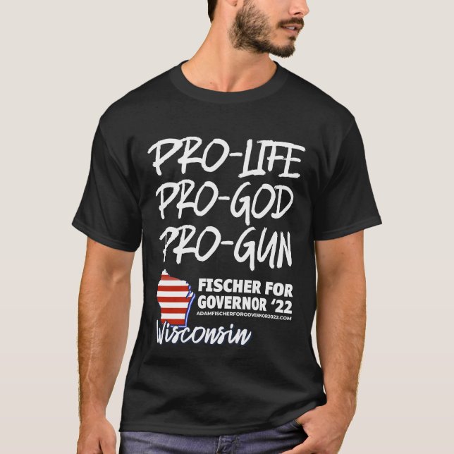 CAMISETA PRO LIFE, PRO GOD, PRO FAMILY (Frente)