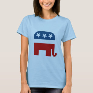 Camiseta Pro-Republicano/Democrata