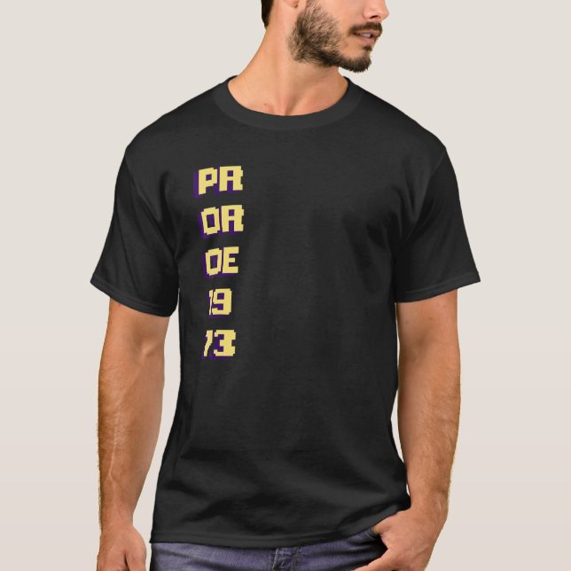 Camiseta Pro Roe1973 Pr Ou 1973 Pixel Art (Frente)