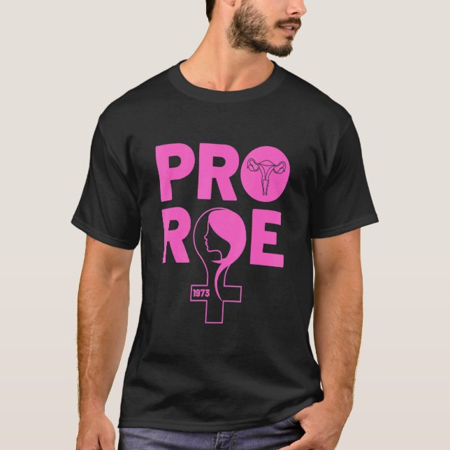 Camiseta Pro Roe Protect Roe V Wade 1973 Direito Reprodutiv (Frente)