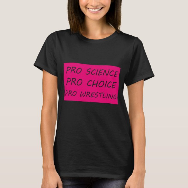 Camiseta Pro science Pro Choice luta Pro (Frente)