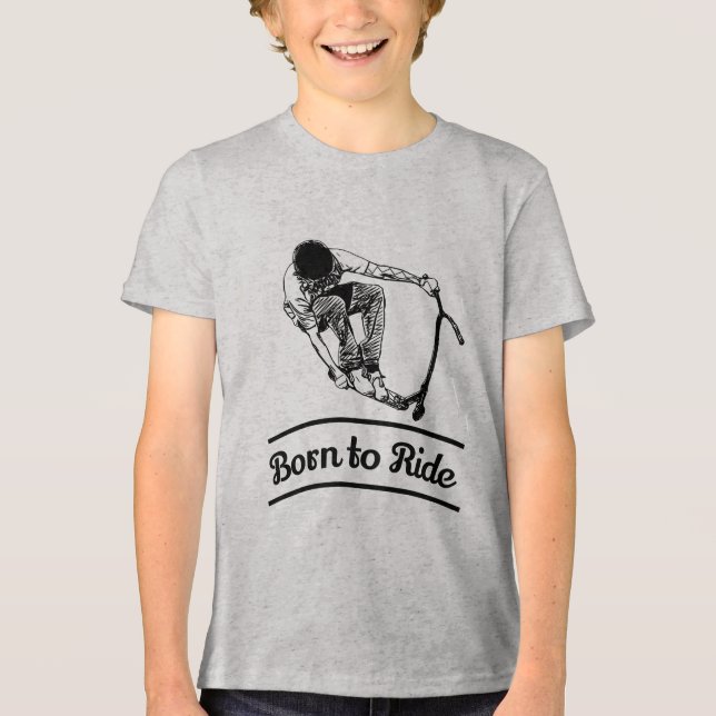 Camiseta Pro Scooter Free Rider Tricks (Frente)
