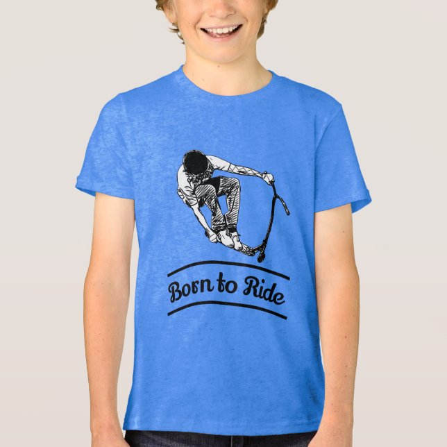 Camiseta Pro Scooter Free Rider Tricks (Frente)