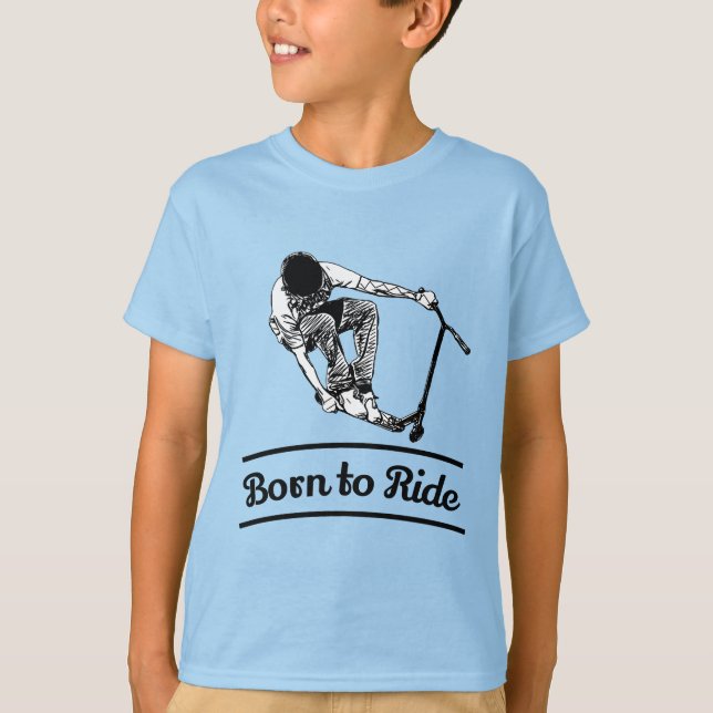 Camiseta Pro Scooter Free Rider Tricks (Frente)