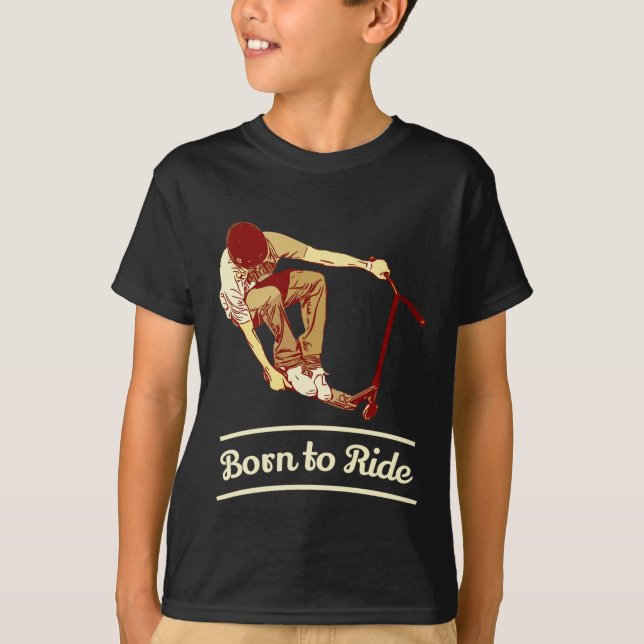 Camiseta Pro Scooter Free Rider Tricks (Frente)