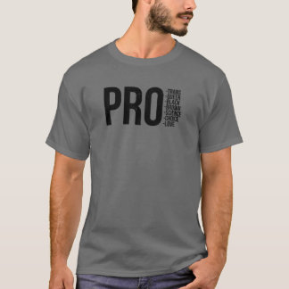 Camiseta Pro Trans Quear Black Brown Science Choice Love