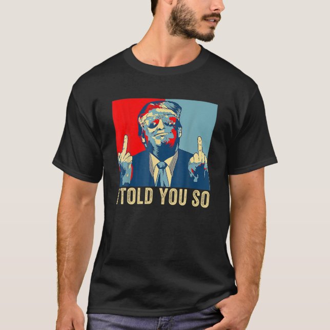 Camiseta Pro Trump Eu Disse Que 45... Presidente Voltarei (Frente)