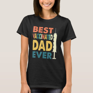 Camiseta Pro Vacina Melhor Pai Vacinado Ever