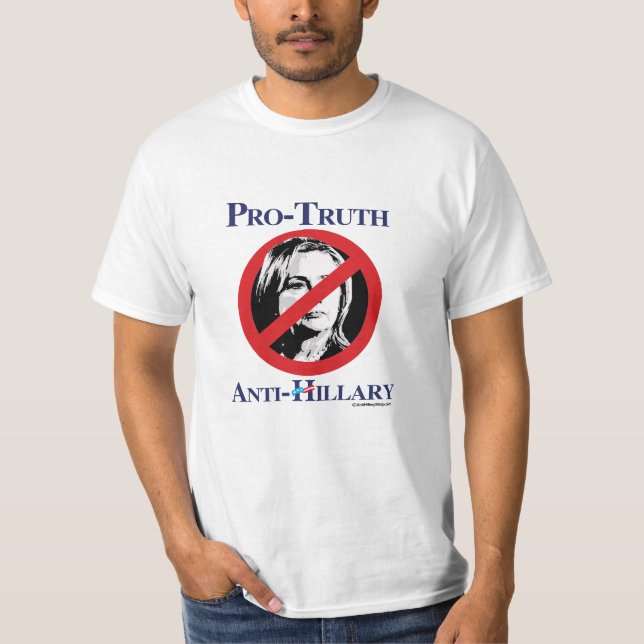 Camiseta Pro-Verdade Anti-Hillary - anti Hillary png.png (Frente)