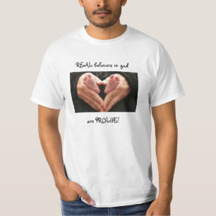 CAMISETA PRO-VIDA VERDADEIRA