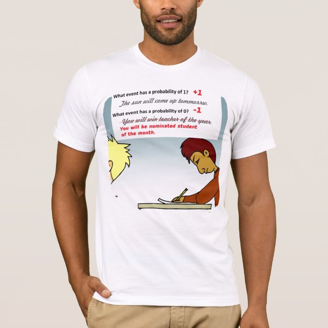 Camiseta Probabilidade de Homens (Frente)