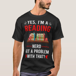 Camiseta Problema ao Ler Livros