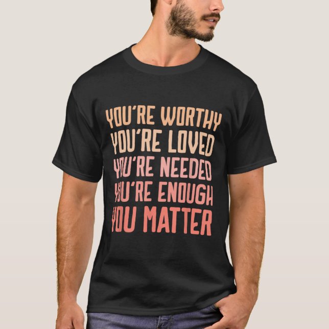 Camiseta Problema Bondade Lutar Contra O Estigma Saúde Ment (Frente)