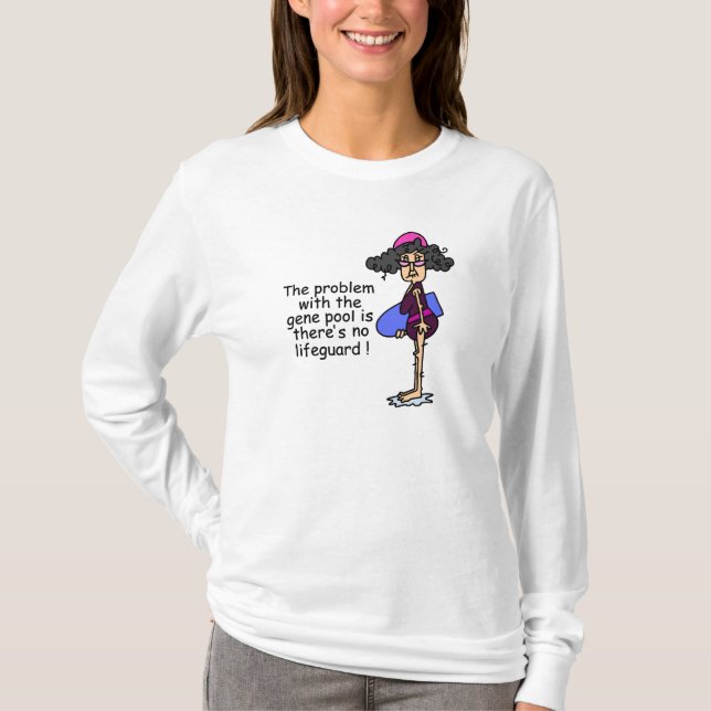 Camiseta Problema com a Piscina de Gene (Frente)