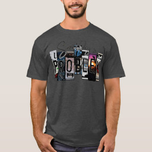 Camiseta Problema com o Retro Alguém no País Ocidental