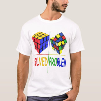 Camiseta Problema competitivo com o cubo de Quebra-cabeça s