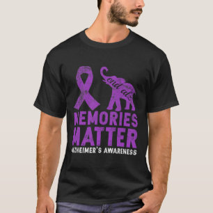 Camiseta Problema das memórias Heimerheimer - Elefante roxo
