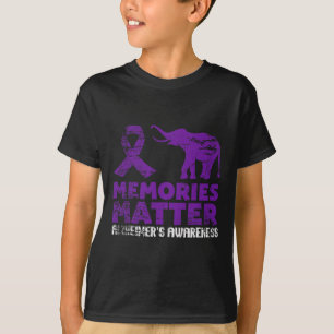 Camiseta Problema das memórias Heimerheimer - Elefante roxo