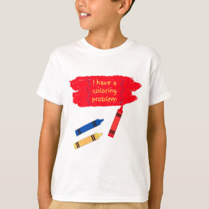 Camiseta Problema de coloração T-Shirt