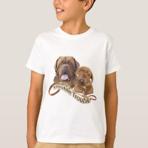 Camiseta Problema de Dogue De Bordéus Dobro