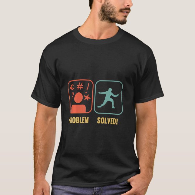 Camiseta Problema de Esgrima - Epee M de Combatente de Espa (Frente)