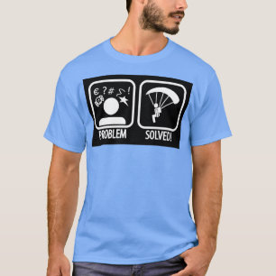 Camiseta Problema de paraquedismo resolvido