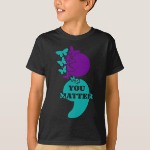Camiseta Problema de Sensibilização Suicida Semicolon