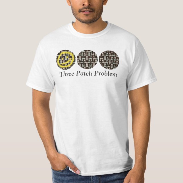 Camiseta Problema de três remendos (Frente)