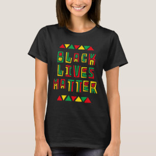 Camiseta Problema de Vida Negra Retroativo Histórico de Blm
