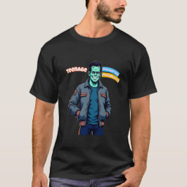Camiseta Problema do Monstro do Adolescente Tendência Engra