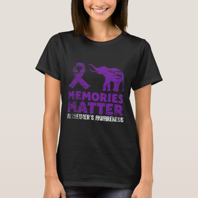 Camiseta Problema Heimer - Elefante Roxo 1  (Frente)