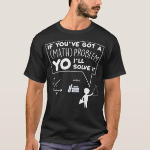 Camiseta Problema matemático Resolver Humor Matemático aráb