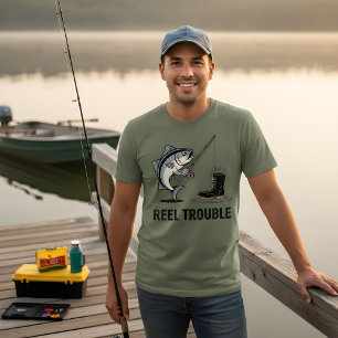 Camiseta Problema na Bobina – Design de Desenho Animado Div