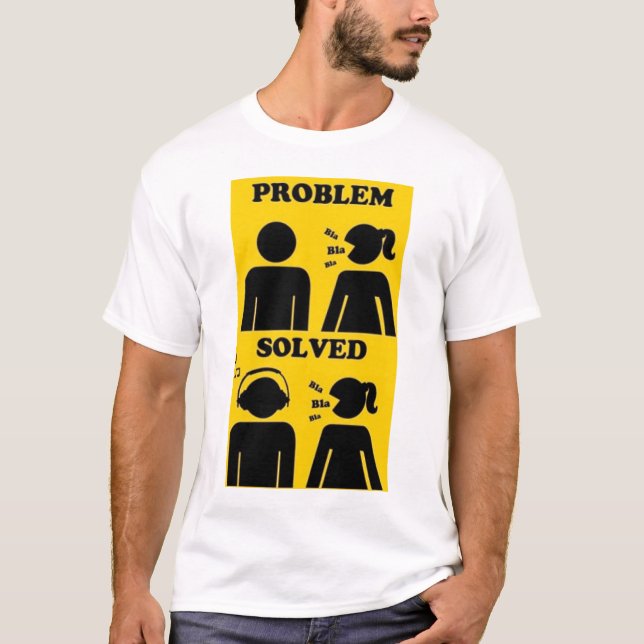 Camiseta Problema resolvido (Frente)