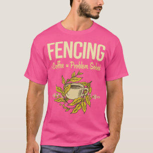 Camiseta Problema Resolvido do Fencor de Esgrima do Café