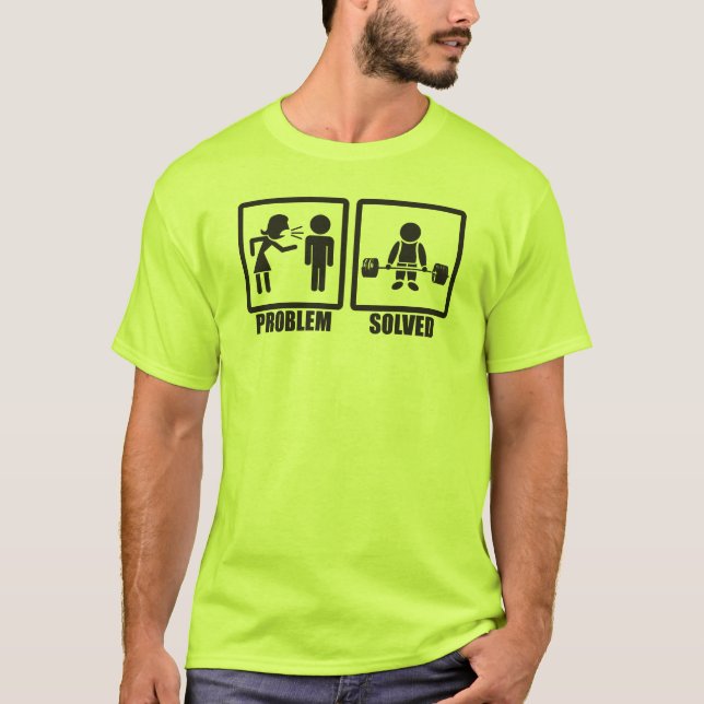 Camiseta Problema Resolvido - Elevação (Frente)