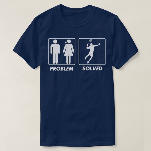 Camiseta Problema resolvido T (Frente do Design)