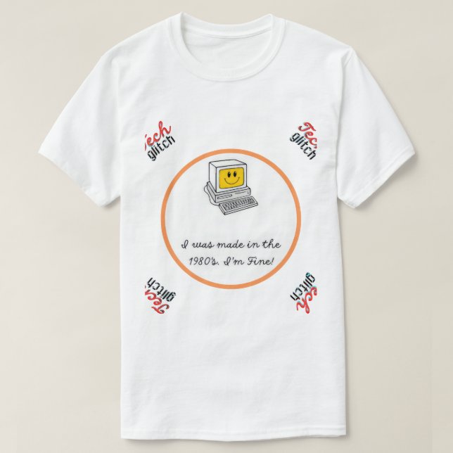 Camiseta Problema Técnico de Computador (Frente do Design)