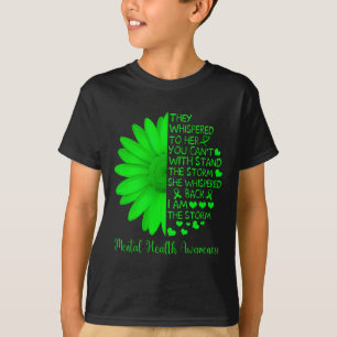 Camiseta Problemas de Consciência da Saúde Mental Girassol
