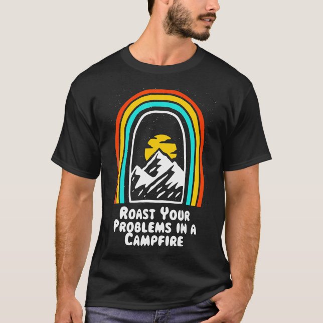 Camiseta Problemas De Raios Em Campos De Positividade De Ca (Frente)